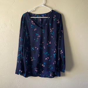 Apt. 9 long sleeve blouse XL